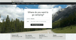 Desktop Screenshot of campgroundsofcanada.com